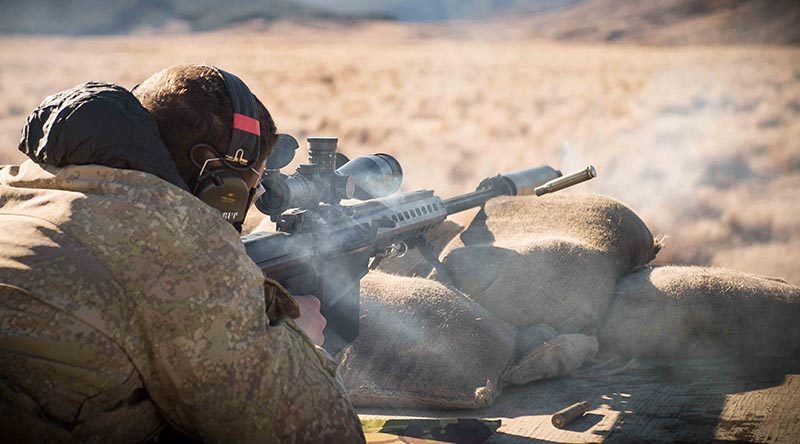 New Zealand Army capbaility branch testing a Barrett M107A1.