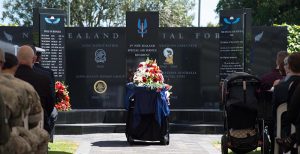 Funeral service for Sergeant Wayne Taylor at Papakura Military Camp. NZDF photo.