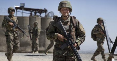 Afghan Officer Cadets on their final field assessment before graduation. ADF photo.