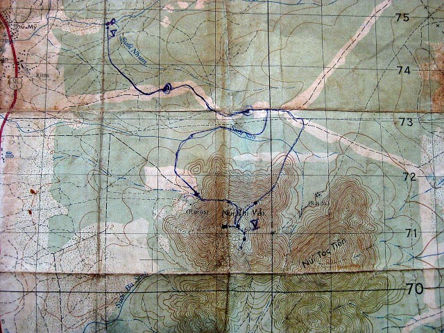 I must thank Peter Watson for saving these maps. Peter was in 6 Section