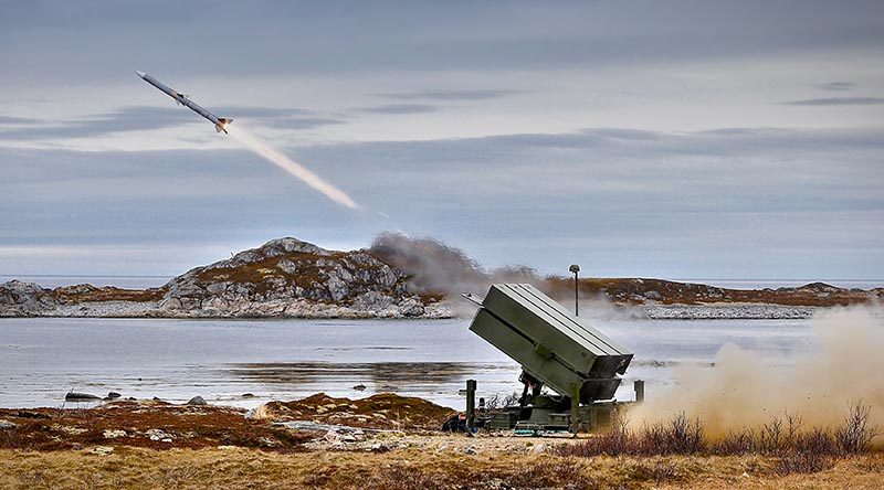 NASAMS test fire in Norway. Kongsberg photo by Andøya Mai.