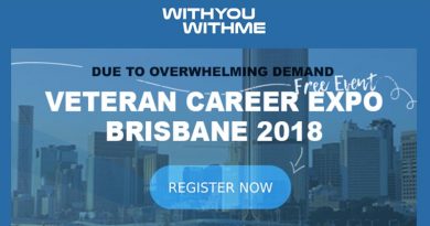 WithYouWithMe Veteran Career Expo in Brisbane – registration now open