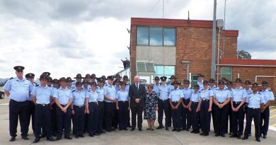 Governor General Sir Peter Cosgrove with 336 Squadron AAFC.