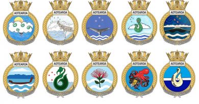 The top 10 badges for New Zealand's future HMNZS Aotearoa.