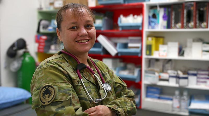 Royal Australian Navy Chief Petty Officer Sarah Hall at Bagram Airfield, Afghanistan. Story and photo by Corporal Max Bree.