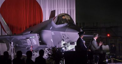 F-35A Roll Out Ceremony at JASDF Misawa Air Base. Lockheed Martin photo by Michael D. Jackson.