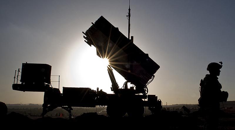 A US soldier with the 3rd Battalion, 2nd Air Defense Artillery Regiment, with a Patriot missile battery at a Turkish military base in support of a NATO commitment to defending Turkey's security during a period of regional instability. US DoD photo by Master Sergeant Sean M. Worrell, US Air Force.