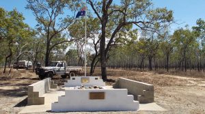 The veterans' memorial at Pandanus Park looking significantly improved.