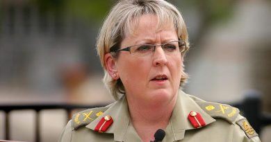 Major General Elizabeth Cosson (June 2008). Photograph by Lance Corporal Glenn Power.