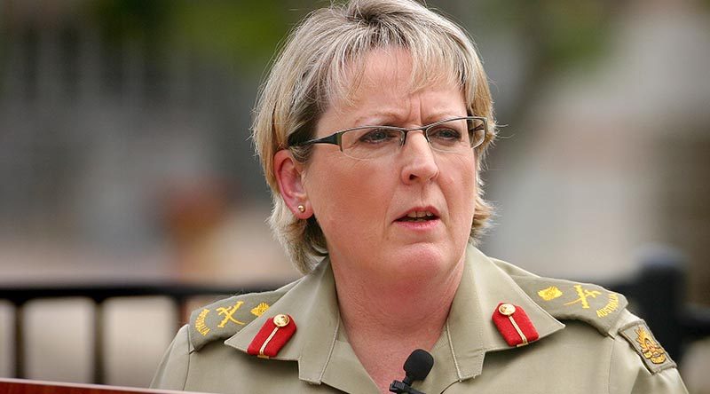 Major General Elizabeth Cosson (June 2008). Photograph by Lance Corporal Glenn Power.