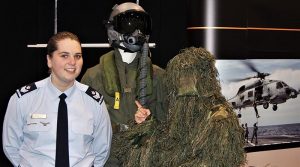 While on duty at the ADF Career Expo, CFSGT Casey Dibben and LCDT Courtney Semmler from No 608 (Town of Gawler) Squadron, AAFC took the opportunity to consider a career in aviation.