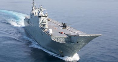 HMAS Adelaide sails the Timor Sea during Indo-Pacific Endeavour 2017. Photo by Leading Seaman Peter Thompson.