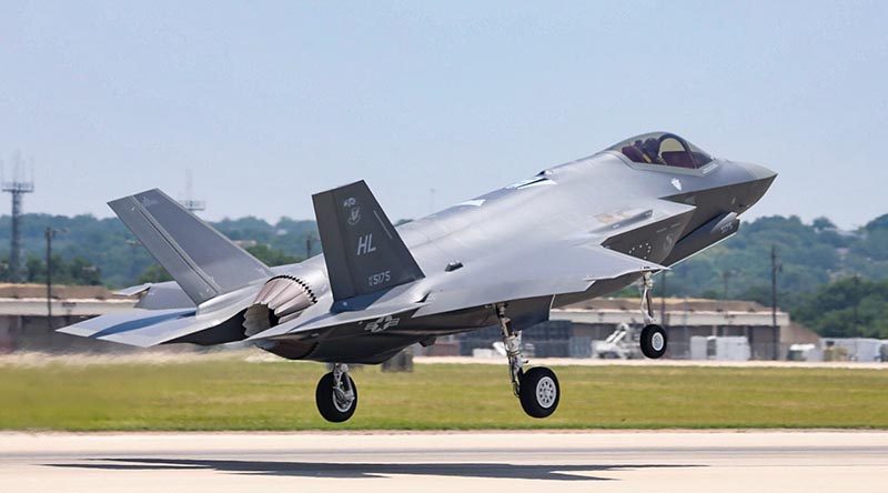 The 300th F-35 (an F-35A for the US Air Force) departs Lockheed Martin's Fort Worth, Texas, facilities fro deliver to the customer. Lockheed Martin photo.