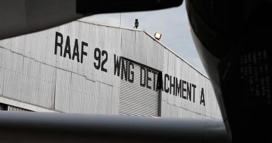 RAAF 92 Wing Detachment A Hangar, Butterworth Malaysia. ADF file photo (2008).