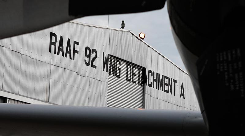 RAAF 92 Wing Detachment A Hangar, Butterworth Malaysia. ADF file photo (2008).