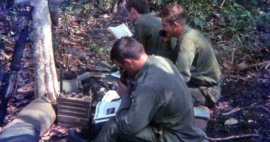 The sigs manning the radios at CHQ