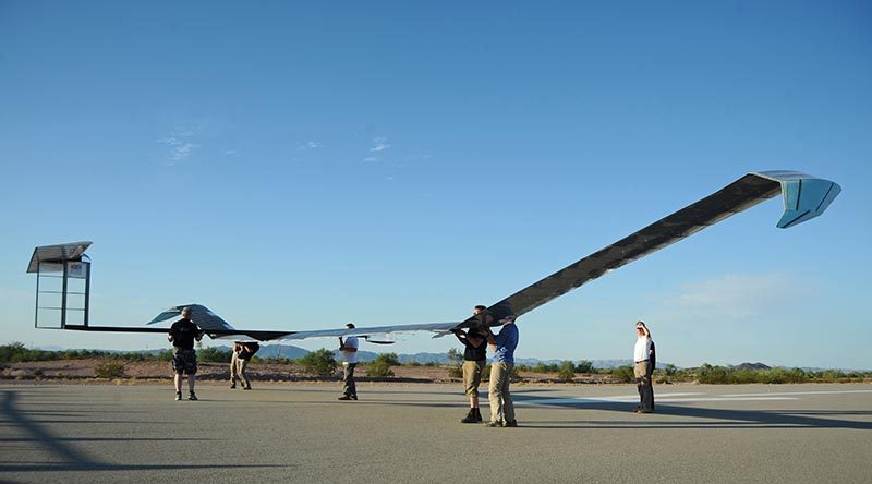 The first operational flights of Zephyr high-altitude pseudo satellites are scheduled to launch out of Wyndham airfield in Western Australia soon. Airbus photo.