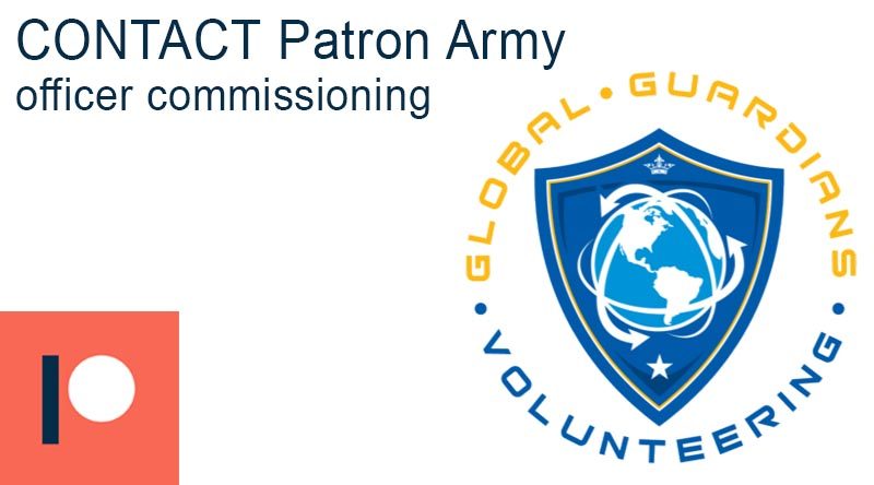 New member welcomed to the CONTACT Patron Army – Global Guardians Volunteering