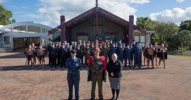 The NZDF coningent that will travel to Belgium to participate in the Beligian National Day Parade in Brussels. NZDF photo.