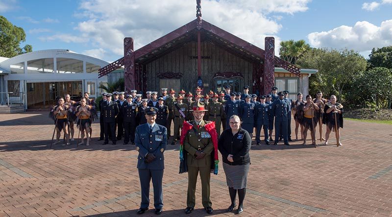 The NZDF coningent that will travel to Belgium to participate in the Beligian National Day Parade in Brussels. NZDF photo.