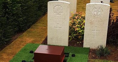 Final resting place of Private Thomas Hurdis, Mont Huon Military Cemetery, France. Photo courtesy Commonwealth War Graves Commission.