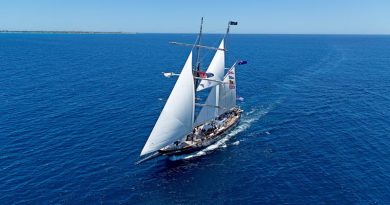 The Royal Australian Navy-operated Sail Training Ship Young Endeavour. ADF photo.