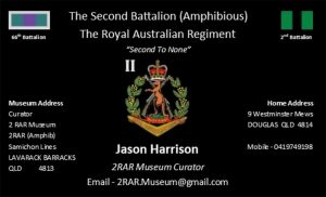 2RAR Museum contact details