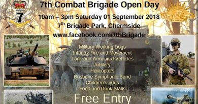 7 Brigade Open Day flier