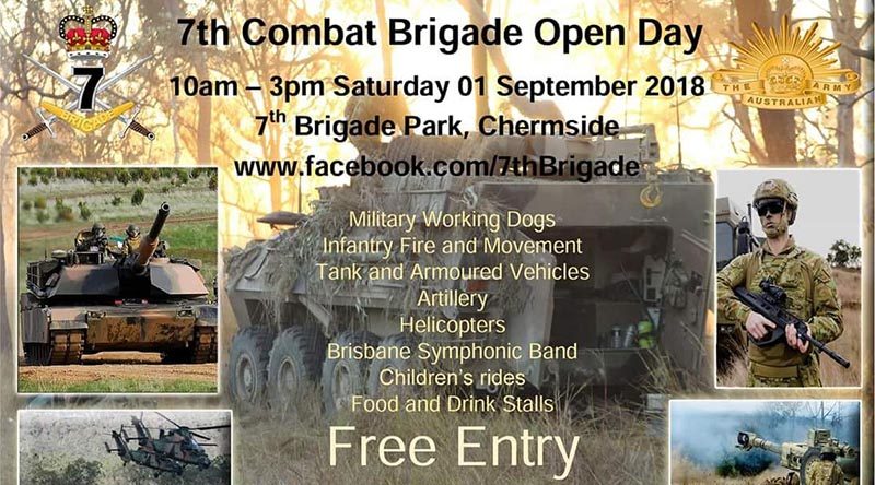 7 Brigade Open Day flier