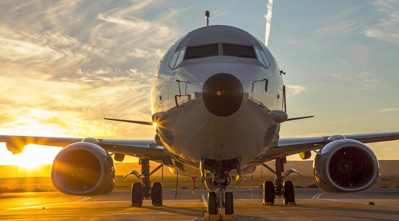 A Australian P-8A Poseidon at RAAF Base Learmonth. Photo by Corporal Craig Barrett.