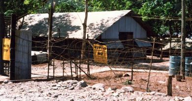 547 Signal Troop shack at Nui Dat. Image from "The Story of 547 Signal Troop in SVN 1966-1972" by Robert (Bob) Hartley and Barry Hampstead [via AWM web site].