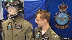 Recently promoted Cadet Flight Sergeant Tomasz Kocimski of No 604 Squadron reflects on his time qualifying, at age 16, as a solo pilot (power) and solo pilot (gliding) with No 600 Aviation Training Squadron, AAFC. He has also completed the General Flying Proficiency Test, and qualified for the AAFC Cadet Pilot Badge. Photo by Flying Officer (AAFC) Paul Rosenzweig.
