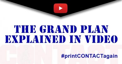 If I get enough subscribers, the next printed issue of CONTACT will be number 61 – marking a five-year break from printing.