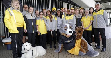 Official workforce uniforms of the Invictus Games Sydney 2018. ADF photo.