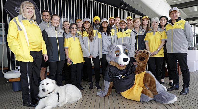 Official workforce uniforms of the Invictus Games Sydney 2018. ADF photo.