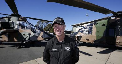 Aussie pilot Matt Barker has become the first pilot in the world to achieve 1000 flight hours on both the ARH Tiger and MRH90 Taipan. Airbus photo.