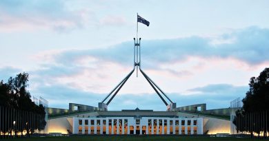 Australia's Federal Parliament House, Canberra. Photo by Brian Hartigan.
