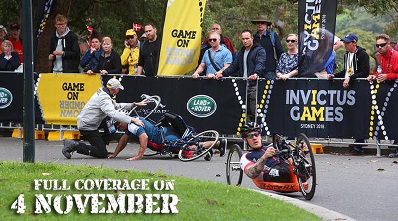 CONTACT's coverage of Invictus Games 2018 will be published in a special Issue of COMBAT Camera magazine on 4 November.