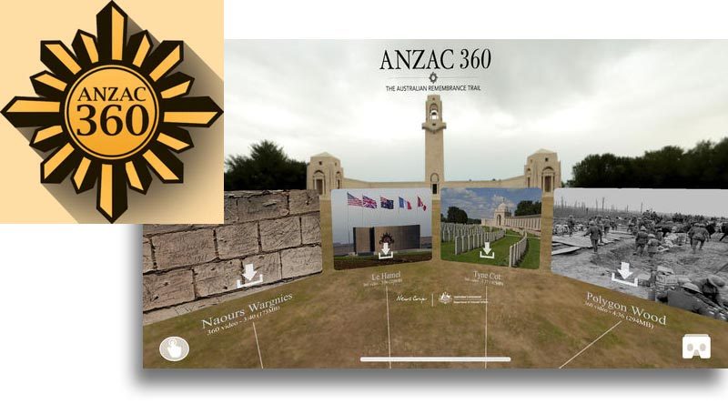 Anzac 360 app is free from usual app stores – search for it