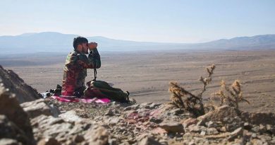 An Afghan Tactical Air Coordinator in training.