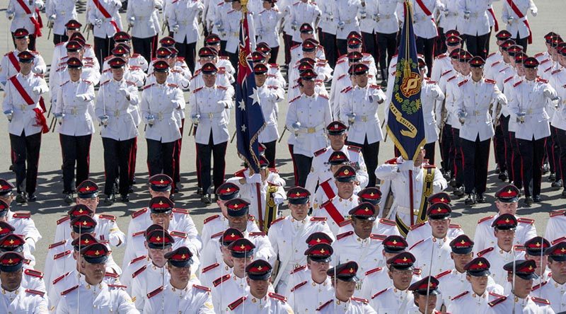 Royal Military College Duntroon full time General Service Officer Graduation parade. Photo by Phillip Vavasour.