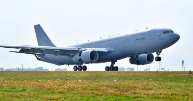 Republic of Korea Air Force receives first Airbus A330 MRTT at Gimhae Air Base. Air Bus photo.