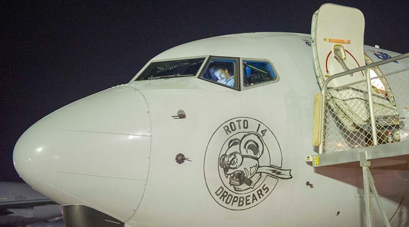 Aircrew prepare for the final operational mission of the RAAF E-7A Wedgetail Airborne Early Warning and Control aircraft on Operation Okra in the Middle East. Photo by Corporal Carla Armenti.