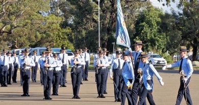 2018 Promotion Courses end of course parade at RAAF Edinburgh. These residential leadership training courses give Cadets skills in leadership and decision-making, initiative, self-discipline, time-management, public speaking, management and administration, and operational planning. Photo by Flying Officer (AAFC) Paul Rosenzweig.