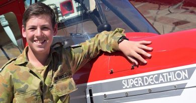 [File image February 2017] A young Cadet Nic Sibly prepares for a Pilot Experience Flight in an American Champion Super Decathlon operated by Adelaide Biplanes at Aldinga airfield. Photo courtesy of Gaylene Smith of Adelaide Biplanes