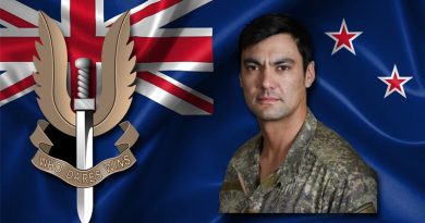Lance Corporal Nicholas Kahotea, 1st New Zealand Special Air Service Regiment, killed in training, 8 May 2019.