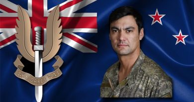 Lance Corporal Nicholas Kahotea, 1st New Zealand Special Air Service Regiment, killed in training, 8 May 2019.