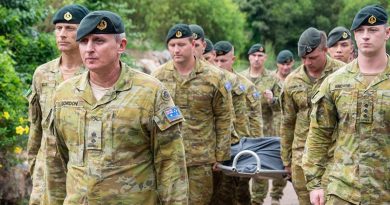 Corporal Quintus Rama was farewelled by members of the Tiger Battalion with a small military ceremony on 2 May 2019, attended by the CO, RSM and other members of 5RAR.