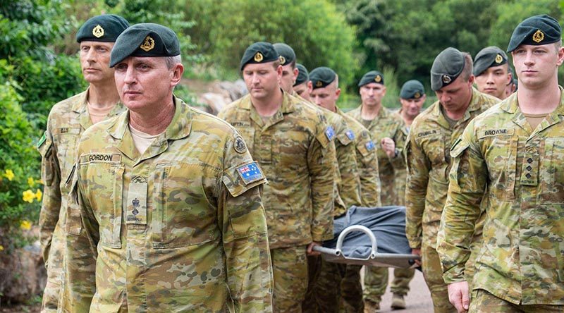 Corporal Quintus Rama was farewelled by members of the Tiger Battalion with a small military ceremony on 2 May 2019, attended by the CO, RSM and other members of 5RAR.