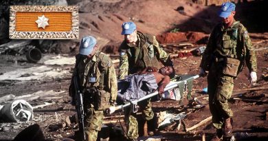 Members of the Australian Contingent 1994-1995 in Rwanda. Photographer unknown.